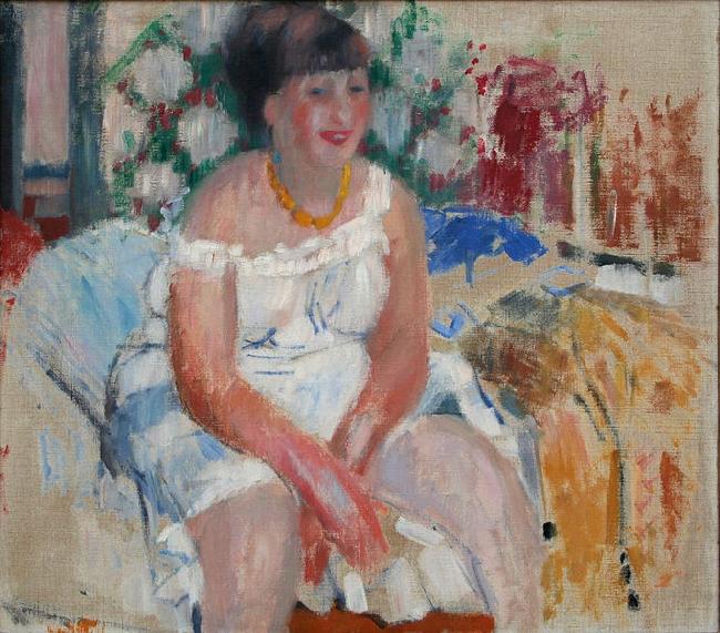 Rik Wouters Woman on the Bedside
